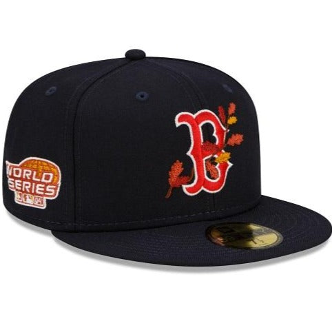 New Era Boston Red Sox Leafy Front 59Fifty Fitted Hat