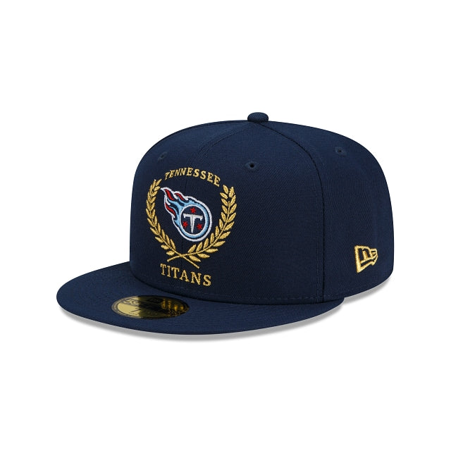 New Era Tennessee Titans Gold Classic 59fifty Fitted Hat