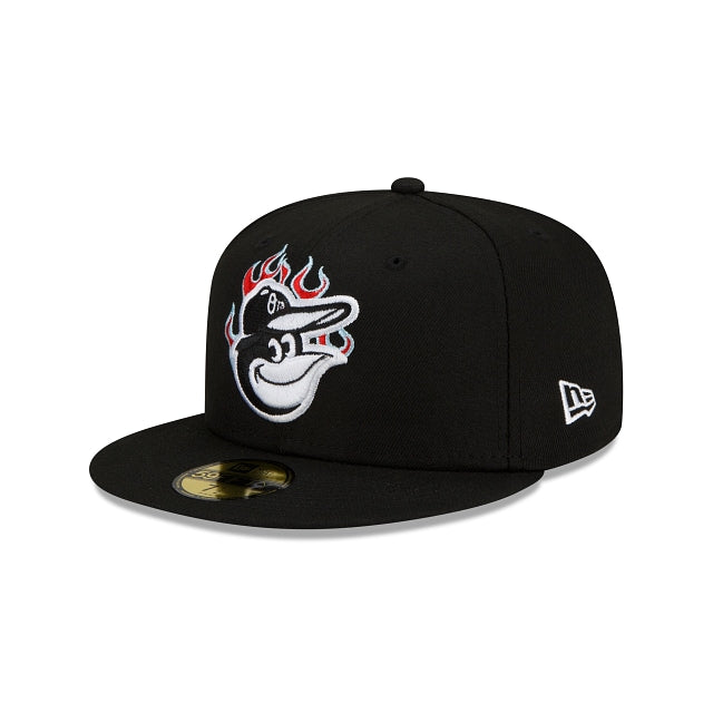 New Era Baltimore Orioles Team Fire 59fifty Fitted Hat