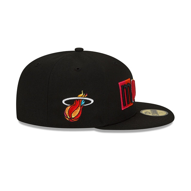 New Era Miami Heat City Edition 2022 59FIFTY Fitted Hat