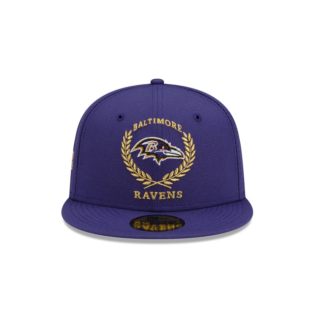 New Era Baltimore Ravens Gold Classic 59fifty Fitted Hat