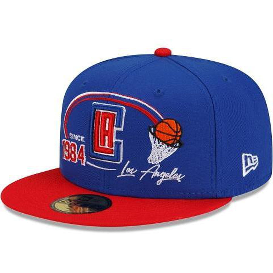 New Era Los Angeles Clippers Two-Tone Hoops 59fifty Fitted Hat