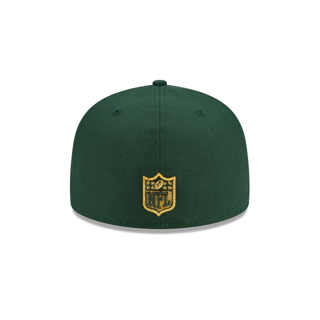 New Era Green Bay Packers Gold Classic 59fifty Fitted Hat