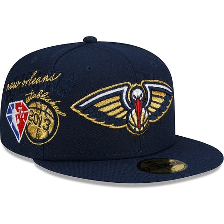 New Era New Orleans Pelicans Back Half 2022 59FIFTY Fitted Hat