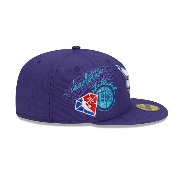 New Era Charlotte Hornets Back Half 2022 59FIFTY Fitted Hat