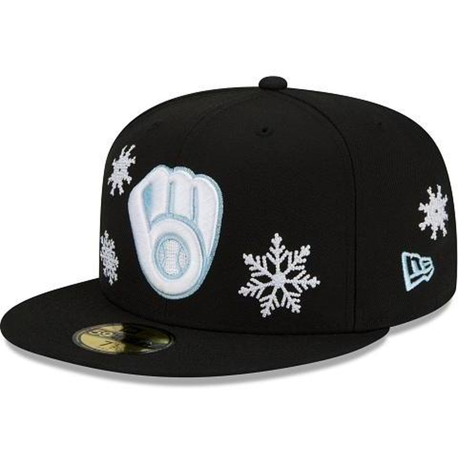 New Era Milwaukee Brewers 2021 Snow 59FIFTY Fitted Hat