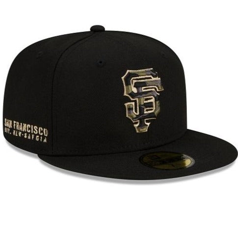 New Era San Francisco Giants Tiger Camo Undervisor 59FIFTY Fitted Hat