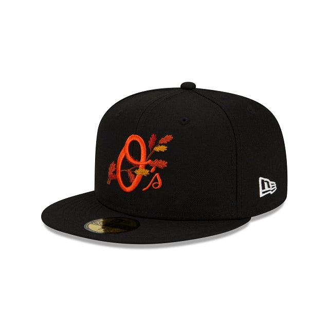 New Era Baltimore Orioles Leafy Front 59Fifty Fitted Hat