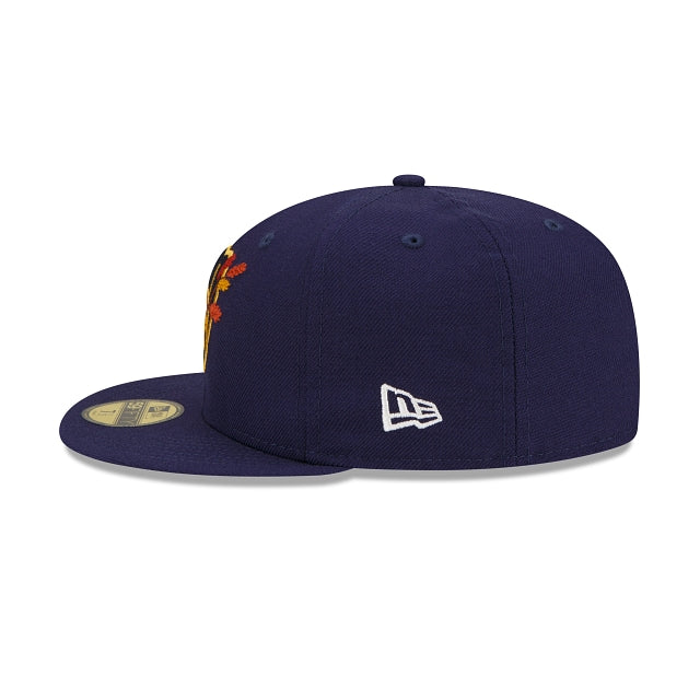 New Era Milwaukee Brewers Leafy Front 59Fifty Fitted Hat