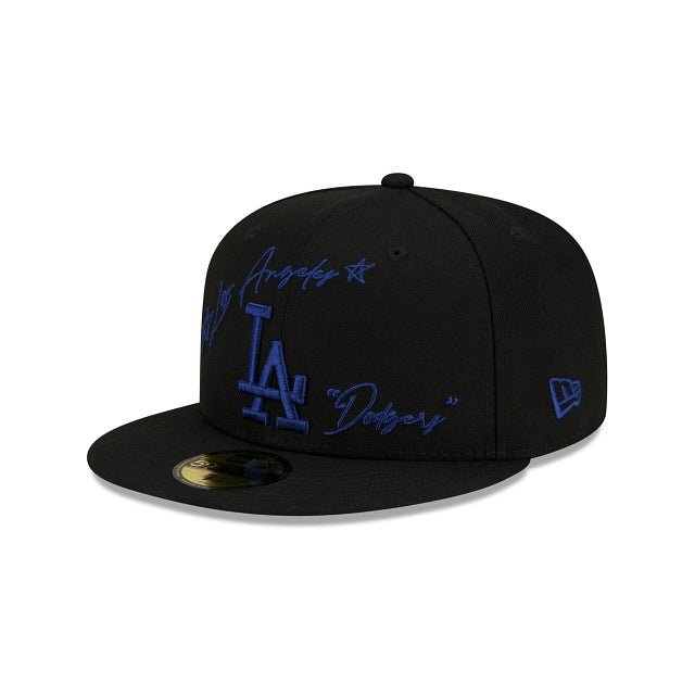 New Era Los Angeles Dodgers Cursive 59fifty Fitted Hat