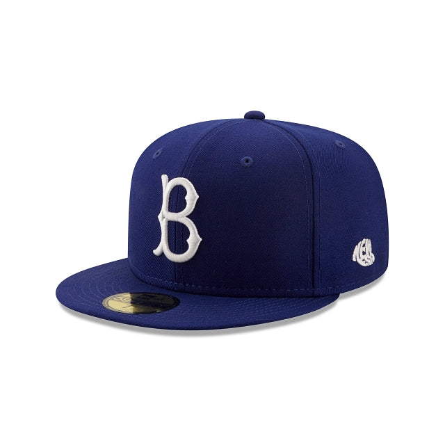 New Era Brooklyn Dodgers 1955 Logo History 59FIFTY Fitted Hat