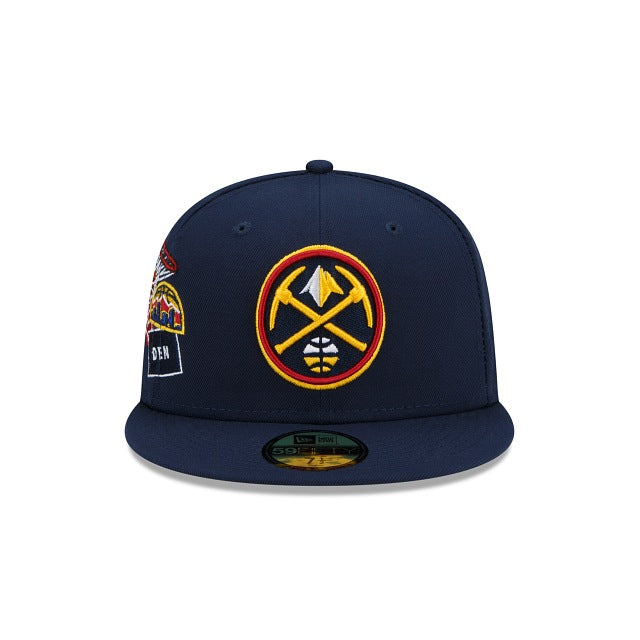 New Era Denver Nuggets Fan Out 59fifty Fitted Hat