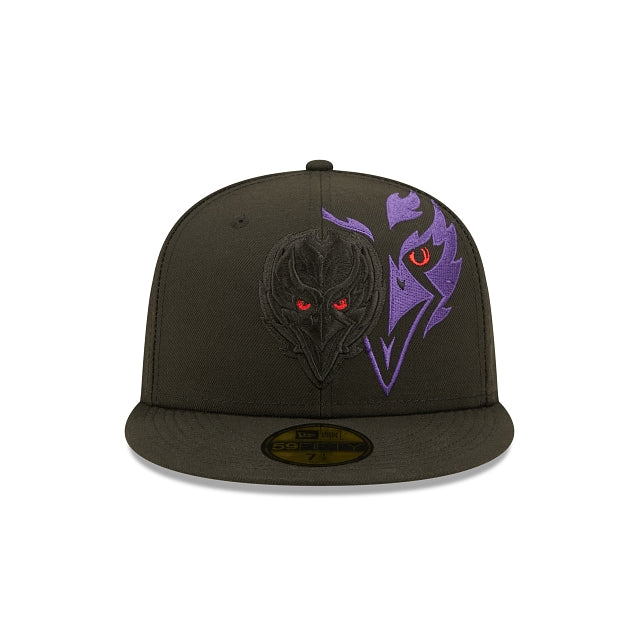 New Era Baltimore Ravens Logo Feature 2022 59FIFTY Fitted Hat