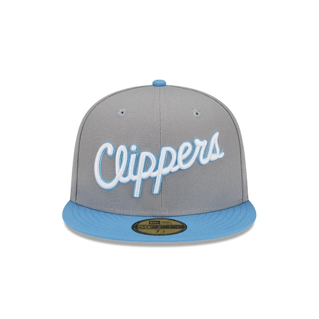 New Era Los Angeles Clippers City Edition Gray 2022 59FIFTY Fitted Hat