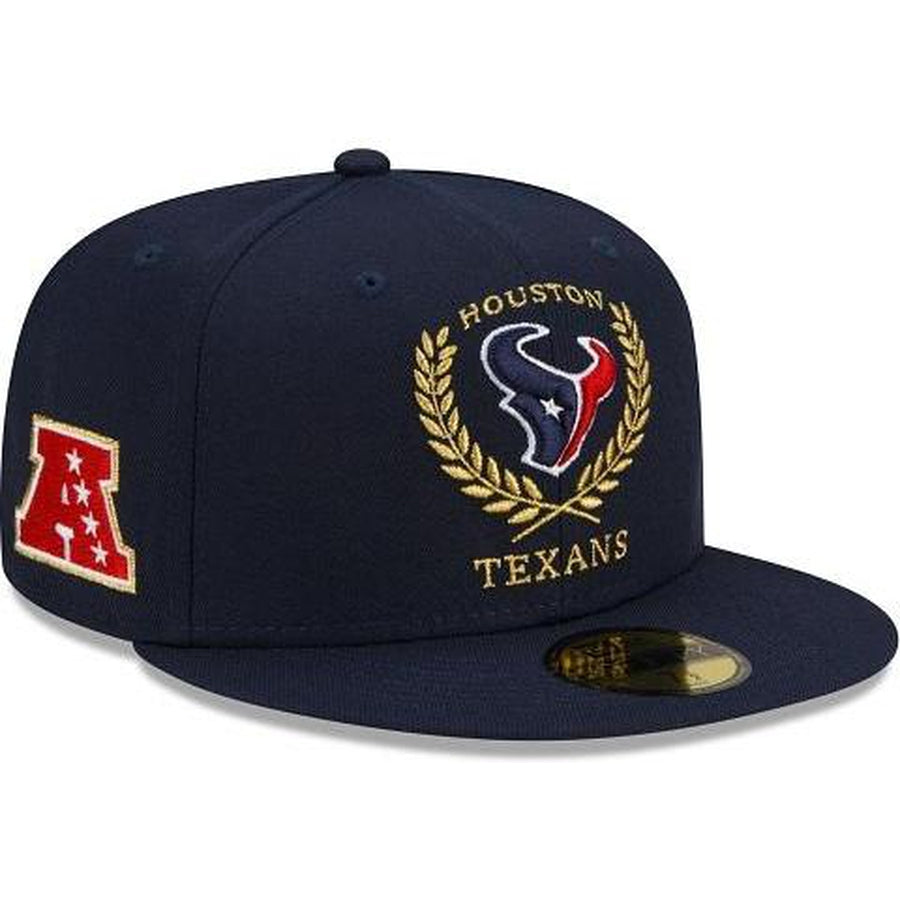 New Era Houston Texans Gold Classic 59fifty Fitted Hat