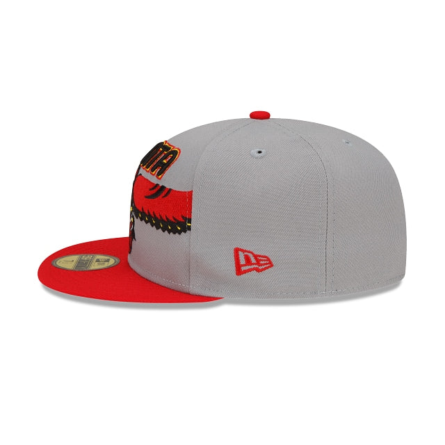 New Era Atlanta Hawks City Edition Gray 2022 59FIFTY Fitted Hat