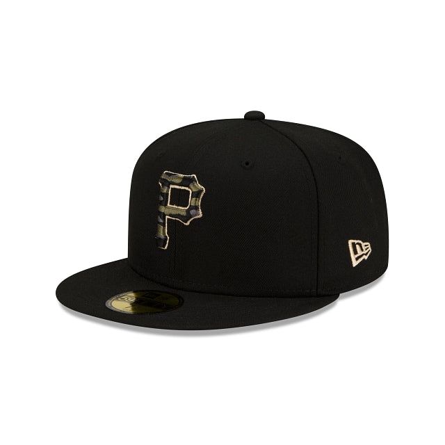 New Era Pittsburgh Pirates Tiger Camo Undervisor 59FIFTY Fitted Hat