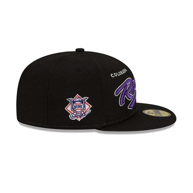 New Era Colorado Rockies Split Front 59fifty Fitted Hat