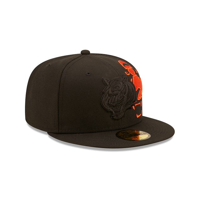 New Era Cincinnati Bengals Logo Feature 2022 59FIFTY  Fitted Hat