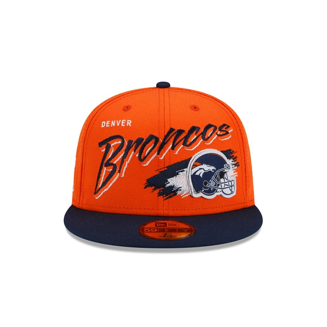 New Era Denver Broncos Helmet 59fifty Fitted Hat