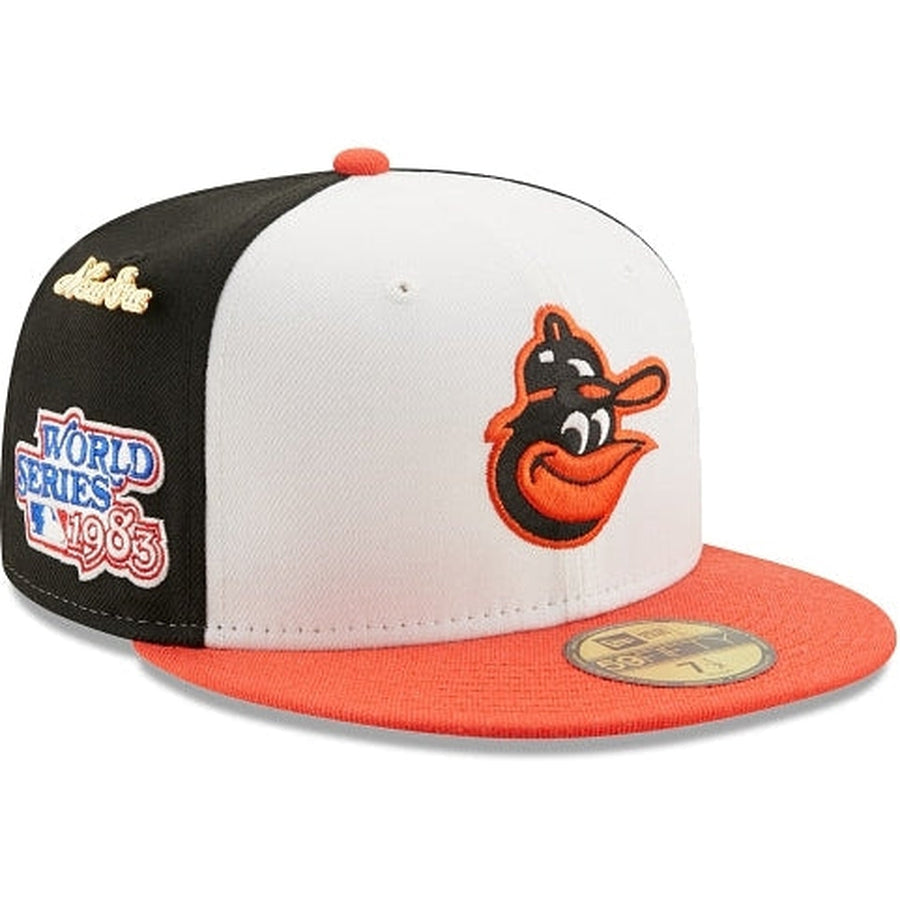 New Era Baltimore Orioles 1983 Logo History 59FIFTY Fitted Hat