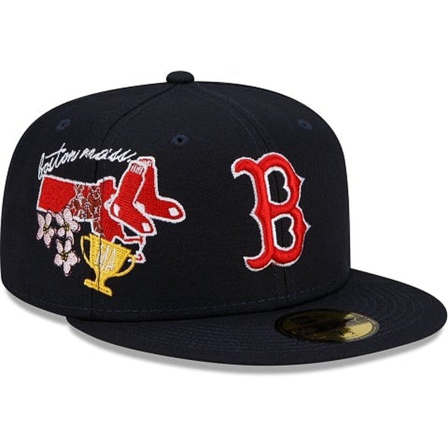 New Era Boston Red Sox City Cluster 2022 59FIFTY Fitted Hat