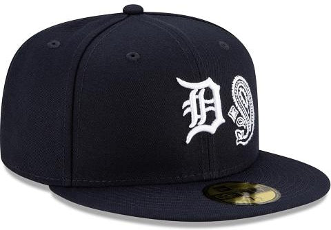 New Era 
						Detroit Tigers Patchwork Undervisor 59fifty Fitted Hat