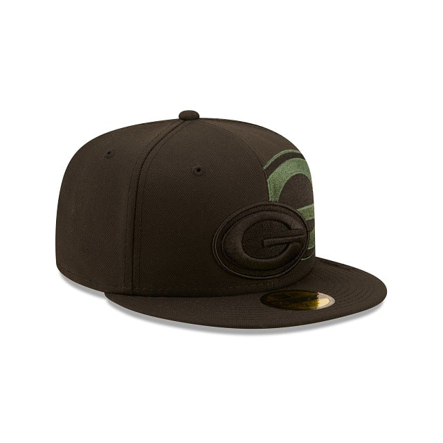New Era Green Bay Packers Logo Feature 2022 59FIFTY  Fitted Hat