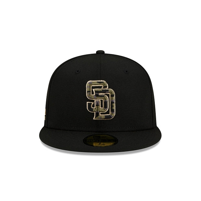 New Era San Diego Padres Tiger Camo Undervisor 59FIFTY Fitted Hat