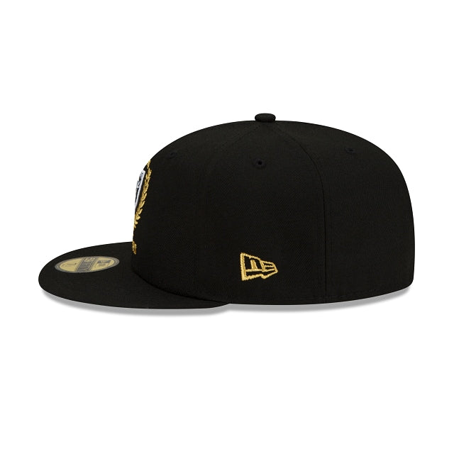 New Era Las Vegas Raiders Gold Classic 59fifty Fitted Hat