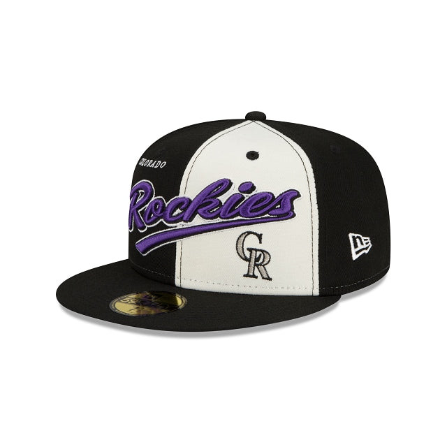 New Era Colorado Rockies Split Front 59fifty Fitted Hat
