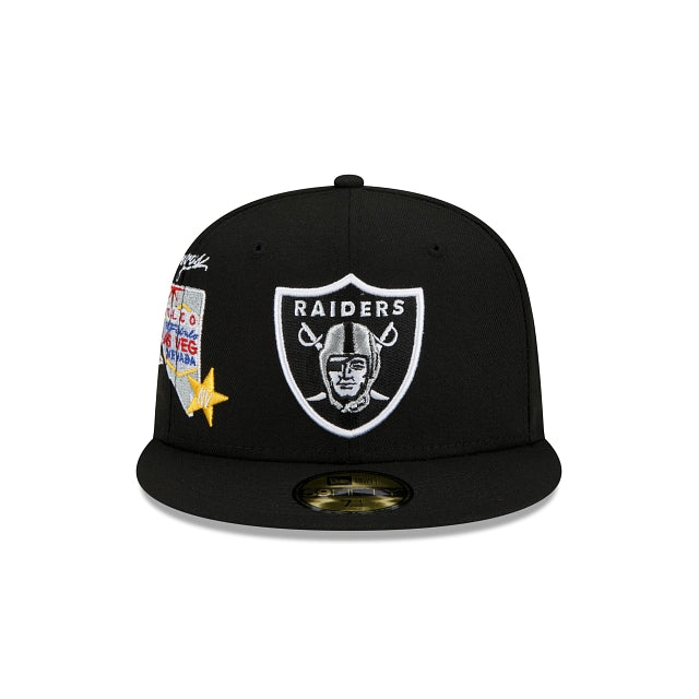 New Era Las Vegas Raiders City Cluster 2022 59FIFTY Fitted Hat