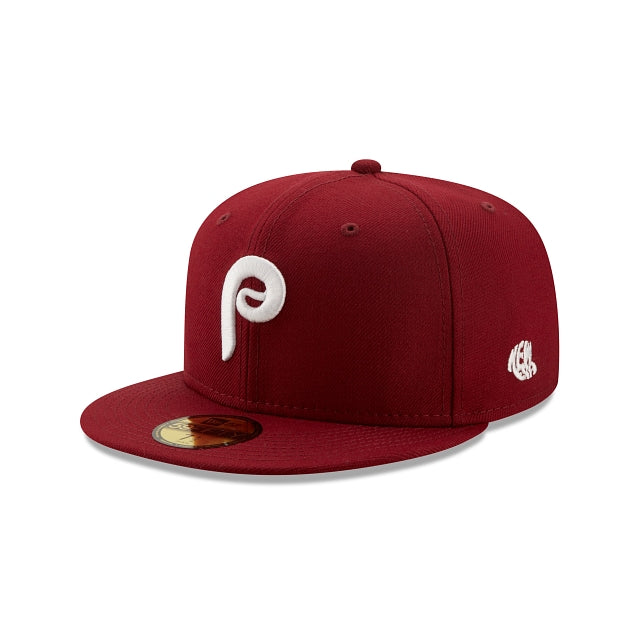 New Era Philadelphia Phillies 1980 Logo History 59FIFTY Fitted Hat