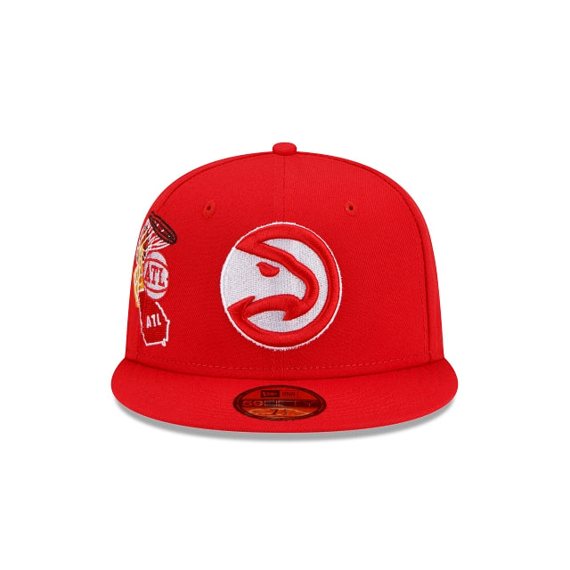 New Era Atlanta Hawks Fan Out 59fifty Fitted Hat