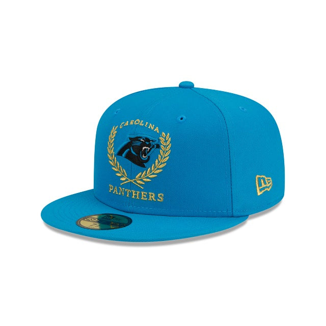 New Era Carolina Panthers Gold Classic 59fifty Fitted Hat