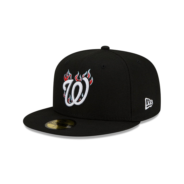 New Era Washington Nationals Team Fire 59fifty Fitted Hat