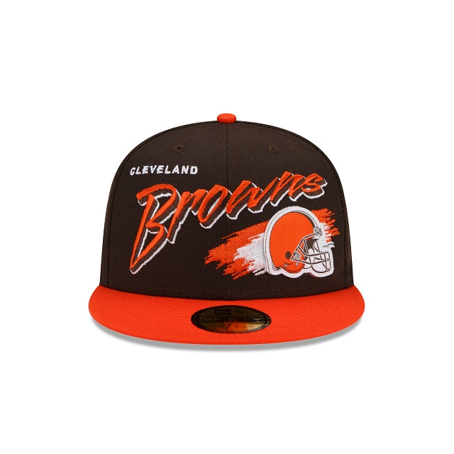 New Era Cleveland Browns Helmet 59fifty Fitted Hat