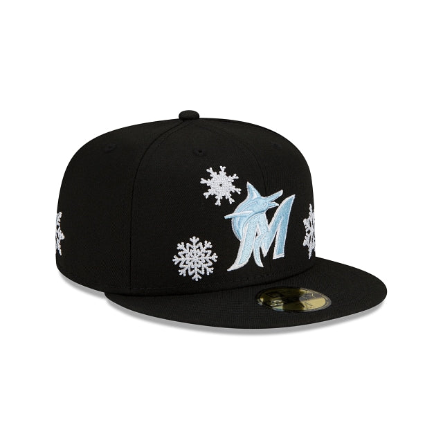 New Era Miami Marlins 2021 Snow 59FIFTY Fitted Hat