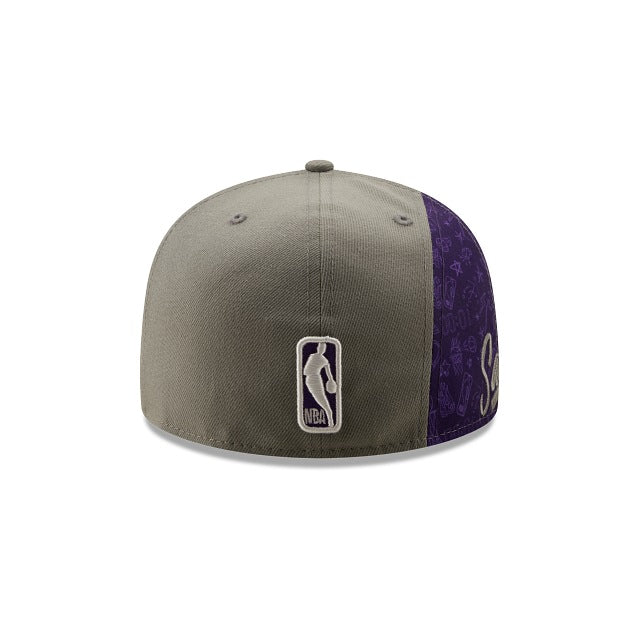 New Era Sacramento Kings Side City Doodle 2022 59fifty Fitted Hat