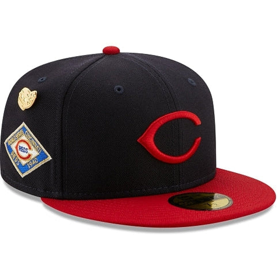 New Era Cincinnati Reds 1940 Logo History 59FIFTY Fitted Hat