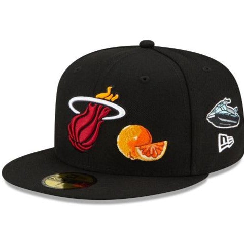 New Era Miami Heat City Transit 2021 59FIFTY Fitted Hat