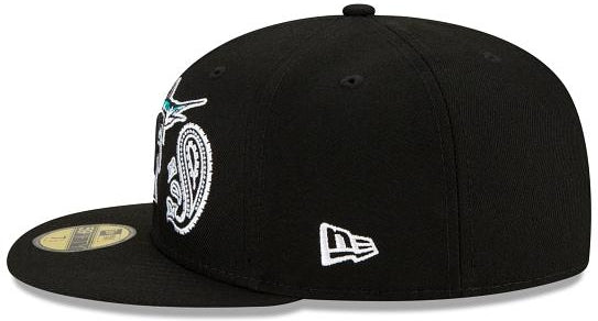 New Era 
						Florida Marlins Patchwork Undervisor 59fifty Fitted Hat
