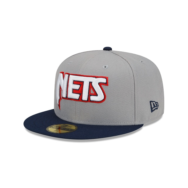 New Era Brooklyn Nets City Edition Gray 2022 59FIFTY Fitted Hat