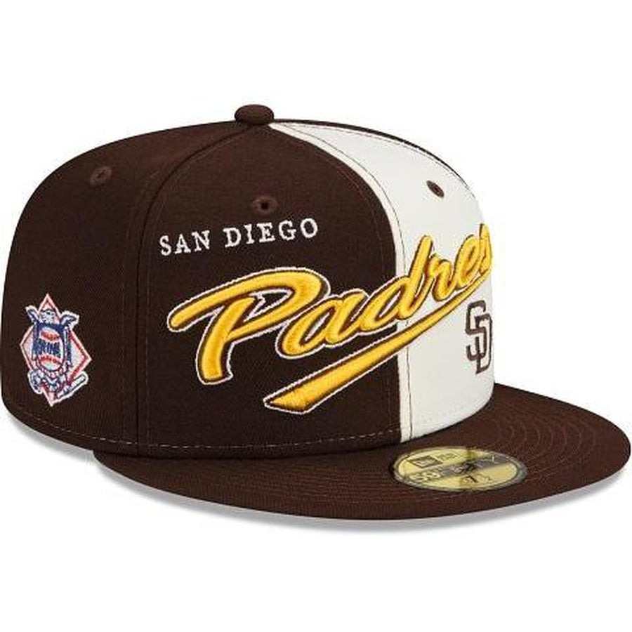 New Era San Diego Padres Split Front 59fifty Fitted Hat