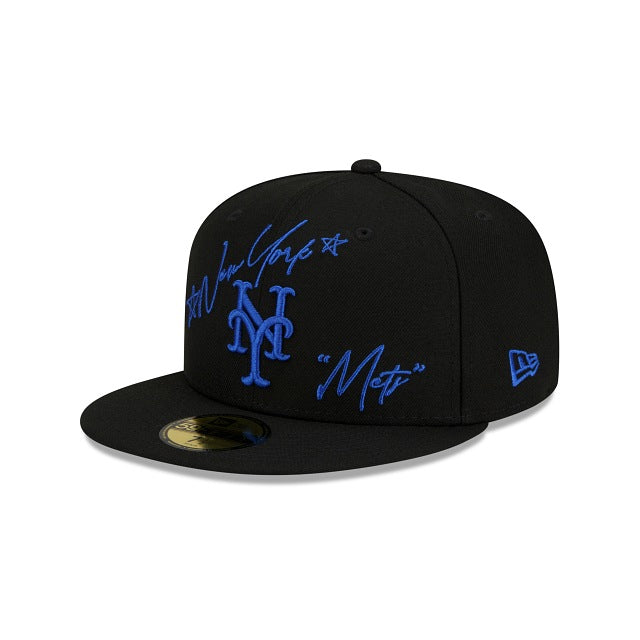 New Era New York Mets Cursive 59fifty Fitted Hat