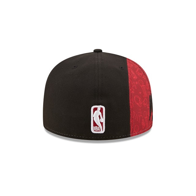 New Era Miami Heat Side City Doodle 2022 59fifty Fitted Hat