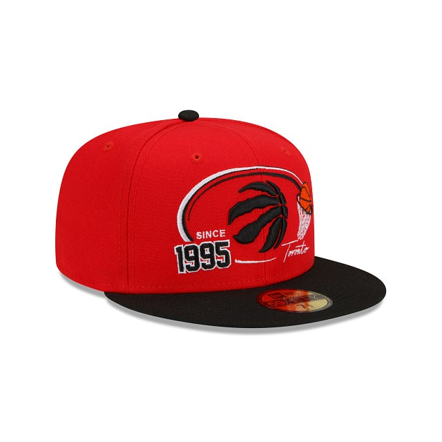 New Era Toronto Raptors Two-Tone Hoops 59fifty Fitted Hat