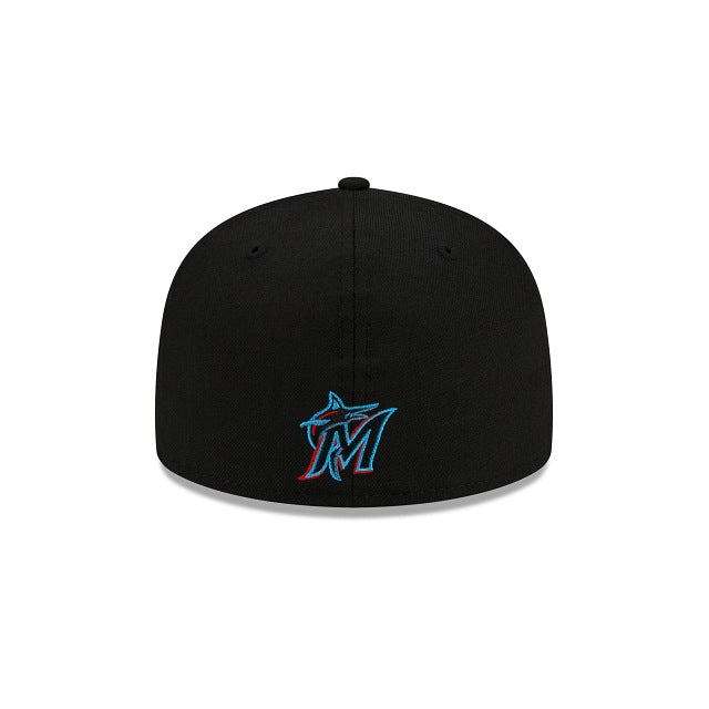 New Era Miami Marlins Leafy Front 59Fifty Fitted Hat