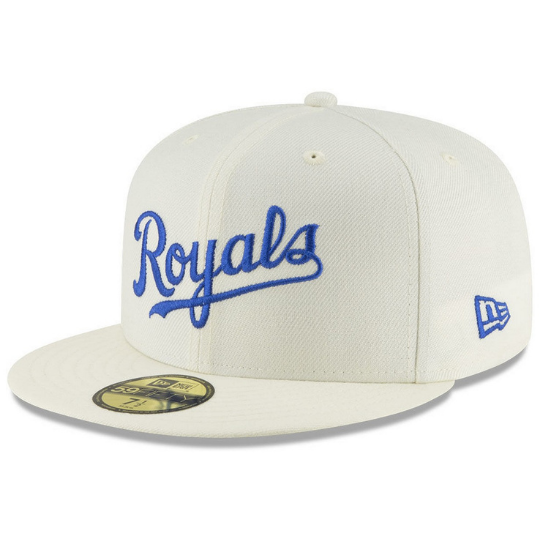 New Era Kansas City Royals White Vintage World Series 59Fifty Fitted Hat