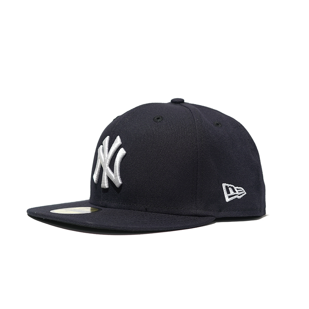 New Era Navy Blue New York Yankees Black Undervisor 59FIFTY Fitted Hat